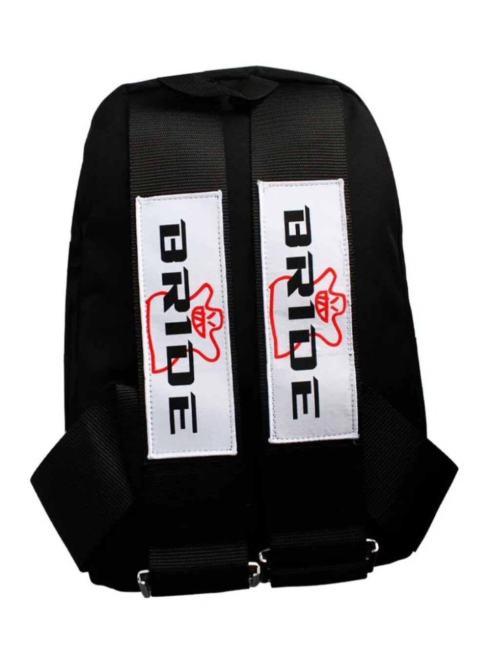Brand New JDM Bride Racing Black Harness Adjustable Shoulder Strap Backpack